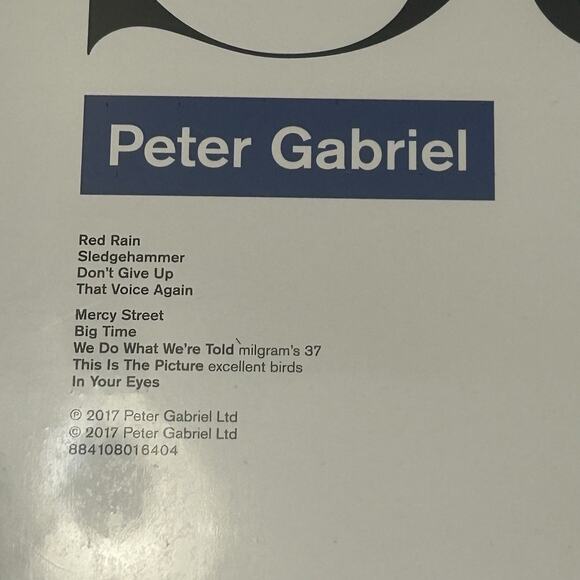 PETER GABRIEL So 180G Vinyl LP 2024 Real World PGLPR5 Includes Download Card - Picture 4 of 4